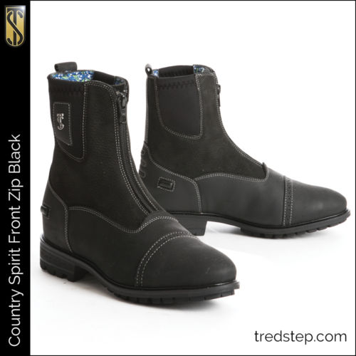 Black All Sizes Tredstep Suede Motion Half Unisex Footwear Chaps 